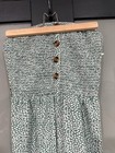 Sage Green Strapless Wide-leg Jumpsuit