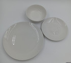 Mainstays 12 Piece Stoneware Dinnerware Set White Round Service For 4 New In Box