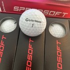 New    2025 Taylormade Speedsoft White Golf Balls - 3 Dozen