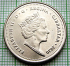 Gibraltar 2020 10 Pence  Barbary Partridge Bird  Unc Yes We Do Combine Postage