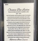 Osama Bin Laden Custom Made Artist Card Comes In Collector   s Case