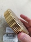 Ab a 60364 3-1 2  Dia   Brass  Los Angeles Style  Cleanout Plug