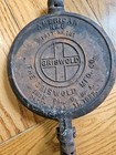 Antique 1908 Griswold American No 8  Waffle Maker Cast Iron