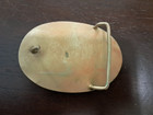 Alpaca Silver Eagle Belt Buckle Vintage Abalone Made In Mexico