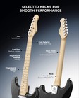     Donner Dst-80 Electric Guitar With Amp Bag Strap Tuner Solid Body Sss Pickup