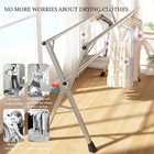 Ngd-1pc Heavy Duty Stainless Steel Foldable Clothes Drying Rack clothes Drying