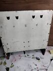 Vintage 1950   s Wolverine Tin Lithograph Toy Stove Oven Range Kitchen Red White