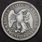1875 20c Twenty Cent Piece Low Mintage - Good
