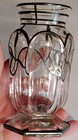 Antique Art Nouveau Silver Overlay Vase
