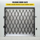 Single Folding Security Gate Folding Door Gate 7 1 h X 7 9 w Fold Gate