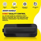 2x Rear Exterior Door Handles Fit 2015-2020 Ford F-150 Xlt Smooth Black Lh Rh Er