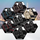 Car Seat Covers Subaru Crosstrek 2016-2026 Premium Nappa Leather 2 Seats Black