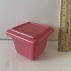 Vintage Little Tikes Strawberry Yogurt Container Pretend Play Food