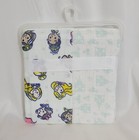 Disney Baby Princess Print Cotton Muslin Pack Of 2 Burp Cloths New 