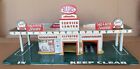 Marx 1950 s Tin Litho Play Service Station Center Sky View Parking   Accessories
