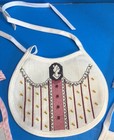 Vintage Cross Stitch Baby Bibs  3  New