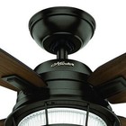 Hunter Fan 52 In Noble Bronze Outdoor Ceiling Fan With Light And Pull Chain