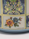 Vtg Daher Floral Tin Made In England 11101 Long Island Collectible  1950 s-1970s