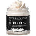100  Grass Fed Beef Tallow Whipped Moisturizer For Skin Care - Natural Lotion 4o