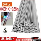 50pcs Aluminum Brazing Solution Welding Flux-cored Rods Low Temperature Wire