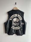 Vintage Black Label Society Leather Vest - Xl