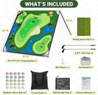 Naizea 2 In1 Battle Golf Chipping Game With 59   x59      80   x80    Large Chipping Mat