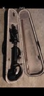 Cecilio Vsb-80 4 4 Black Electric Violin Kit W hard Case Bow Rosin Cable