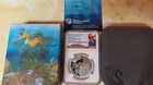 Australia 50 Cents 2009 Sea Life Leafy Sea Dragon 1 2 Oz Silver Ngc Pf 69 W Box