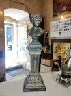 Hermes Statue Thermometer Bronze Brass Antique Rare Item