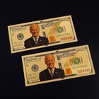 10 Pack 2024 President Joe Biden  1000 Gold Dollar Bills Funny Money Maga