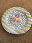 Vintage Mckenzie-childs Aurora  Ny Plate Collection set Of 3 Decorative