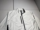 Footjoy Jacket Men s 2xl Beige Black Rain Wind Golf Coat Full Zipper