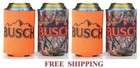 Busch 4  12oz  Beer Can Coolers Coozie Coolie Koozie Huggie Camo Bud New