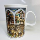 Roy Kirkham Christmas Cats Fine Bone China Mug - Excellent Condition