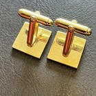 Vintage Gold Tone   Paua   Abalone Shell Cufflinks  Fathers Day