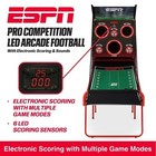 Espn Pro Competition Led Arcade Football Game - Fold Flat Steel Frame Sensors