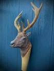 Stylish Victorian Wooden Walking Stick Hand Beautiful Animal Wooden Walking Gift
