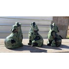 Wolf Kambaba Jasper Crystal Carving - 2    Tall