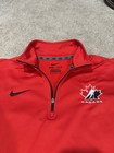Nike Dri-fit Team Canada Hockey Red 1 4 Zip Pullover  Men s M