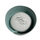 Victorian Trading Company Covered Brie Dish With Lid In Painted Round Box