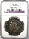 1869 Proof Seated Liberty Silver Dollar  1  Certified Ngc Proof Detail  pf   Pr 