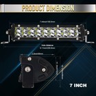 7  Inch Led Work Light Bar Flood Offroad Atv Fog Truck Lamp 4wd 12v 6  8   10  