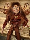 Winward Butterfly Elf Pixie Rust red Shelf-sitter Doll