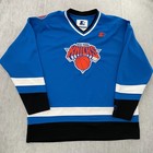 New York Knicks Starter Hockey Jersey Adult Xl Blue Embroidered Nba Nhl Mens