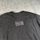 Vintage Nine Inch Nails Shirt Mens Xl Black Purple Downward Spiral 90s 1994 Tour