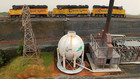 Model Natural Gas Storage Tank Custom O Scale Train