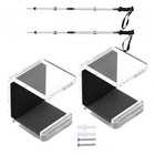 Hockey Stick Display Holder - Wall Mount Rack For Storage   Organization