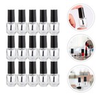 25pcs Glass Nail Polish Bottle Glass Nail Polish Container Empty Tubes