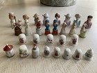 Vintage Collection Of 29 Porcelain   China Thimbles - Avon  Enesco  Hallmark