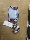 Nwt  Vera Bradley Vera Bradley Zip Id And Lanyard Set In Cotton Vineyard Floral